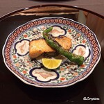 御料理 寺沢 - 本鱒 炭火焼