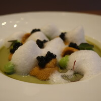 フィエルテ - 北海道産 雲丹/仏産 キャビア/枝豆/浅利アップ