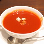 芳味亭 - トマトの冷製スープ