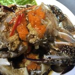 百濟 - 社長が3年半も時間をかけた醤油ベースのタレに漬け込んだ韓国西海岸のメスガニを使ったカンジャンケジャンです。