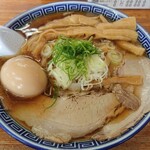 中華そば 琴の - チャーシュー麺、味玉と穂先メンマを追加