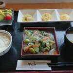 味工房 ほなみ - 白身魚・野菜あんかけ定食 1,000円(税込)