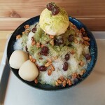 Nouka Kafe Ippongi - 緑茶かき氷