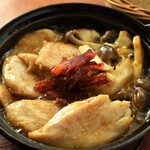 Daisen chicken and mushroom Ajillo