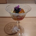 寿しの吉乃 - 夏野菜の揚げ浸し