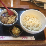 うどん 和月 - 肉つけ麺(冷)¥880