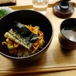 懐石料理 桝田 - 桜エビのかき揚げ丼