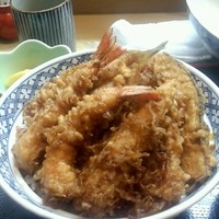 てんぷら天松 日本橋店 - 花てんどんのアップ