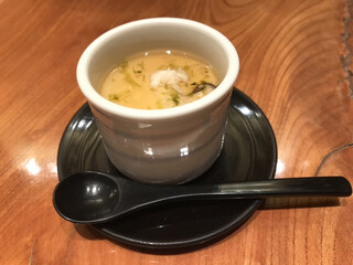 Tsukiji Sushi Iwa - セットの茶碗蒸し