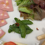 城下町のイタリアン マゴトラ - さやえんどうガーリックオイル味