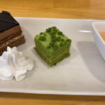 城下町のイタリアン マゴトラ - 抹茶のケーキ