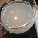 染地台 藪蕎麦 - 薄めの蕎麦湯。