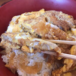 更科 - カツ丼 750円 ロース肉が薄くて脂身なくサッパリ