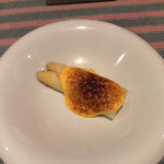 restaurant Noël - ホワイトアスパラのオランデーズ。