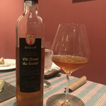 restaurant Noël - ミュスカ ド ケファロニ ヴァン ドゥー デュ ソレイユ 2017スクラヴォス。デザートワインです。