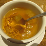 中華菜房 古谷 - 蟲草花と冬瓜のスープ