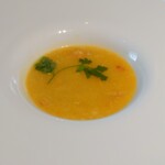 故宮 - 蟹みそととびこ入り南瓜スープ