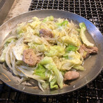 炭と鶏とアヒージョ BABEQO - 野菜炒め