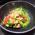 三酉屋 - まぐろ酒盗和え605円