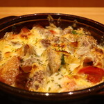 こころや - 夏野菜とみやじ豚ソーセージのチーズ焼きアップ