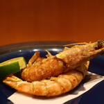 こころや - 車海老の唐揚げ（2尾）アップ