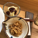 cafe こだま - 切り干し大根と煎茶のミルクプリン