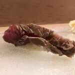 うを徳 - 那智勝浦 鰹 藁焼き（握り）