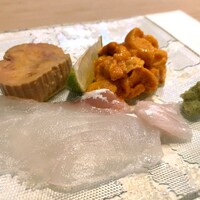 うを徳 - 大分 城下鰈 + 宮城 鮟肝 + 宮崎 へべす + 利尻 馬糞雲丹