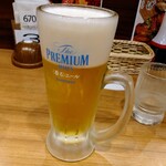 旨唐揚げと居酒メシ ミライザカ - 生ビール299円税別
