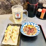 葵 - ハイボール＆ちくわ磯部揚げ