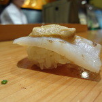 天寿し - イカとウニ・・。