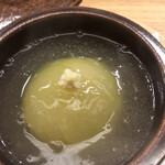 赤坂 菊乃井 - 昼懐石１２１００円。冬瓜饅頭。中には牛タンを煮込んだものが射込まれています。ホロホロのタンと、ふんわりした冬瓜がマッチして、とーっても美味しかったです（╹◡╹）（╹◡╹）