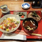 Saninkabura - 選べる丼と出雲そばセット