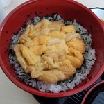 なぎさ食堂 - ムラサキうに丼 3000円