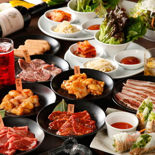 [All-you-can-eat fresh hormones & red meat] 90 minutes from 2,948 yen