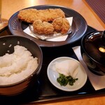 黒豚料理 寿庵 - 黒豚ロース&ヒレカツランチ
