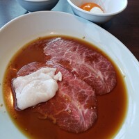 天空焼肉 星遊山 - 和牛ミスジの焼きすき