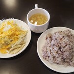 Yappari Suteki - ライス・スープ・サラダ