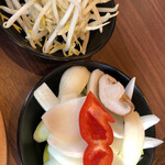 炭焼きジンギスカン いし田 - 野菜