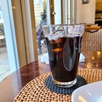 カフェ・ド・フェリーチェ - セットのアイスコーヒーです。