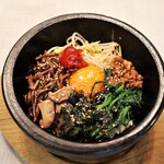 stone grilled bibimbap