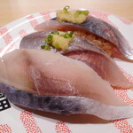 回転寿司 羽田市場 - 光物3カン