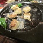 森のおはな - 餅も一緒に焼き