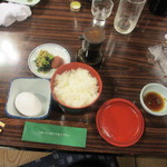 森のおはな - 鍋の〆、おじやの用意