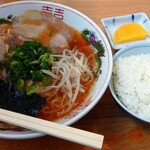 紫川ラーメン - ラーメンライス810円