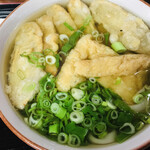 立喰い生麺 - ５３０円のうどん
            ごぼう天＋キツネ(揚げ)