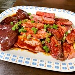 Yakiniku no maruchyan - レバー　ロース　バラ　上じゃなくても美味☆