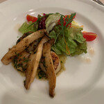 Bistro Champ - 帆立貝柱のエスカルゴバターソテー