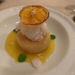 Bistro Champ - 桃のコンポート オレンジソース