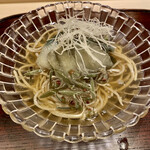 山﨑 - そば　かも茄子　じゅんさい　